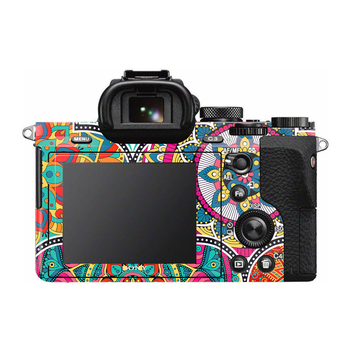 Boho Mandala Tile Pattern Sony A7S II Camera Skins
