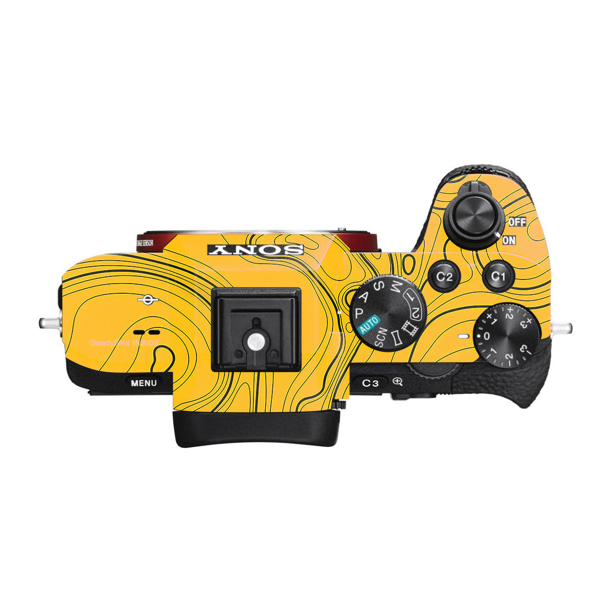 Topographic Map Pattern Sony A7S II Camera Skins