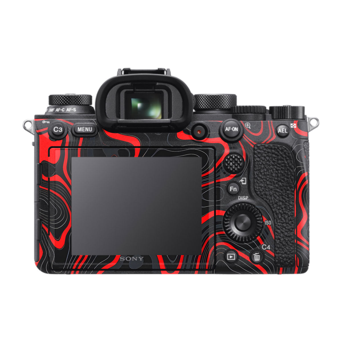 Crimson Waves Sony A9 Camera Skins