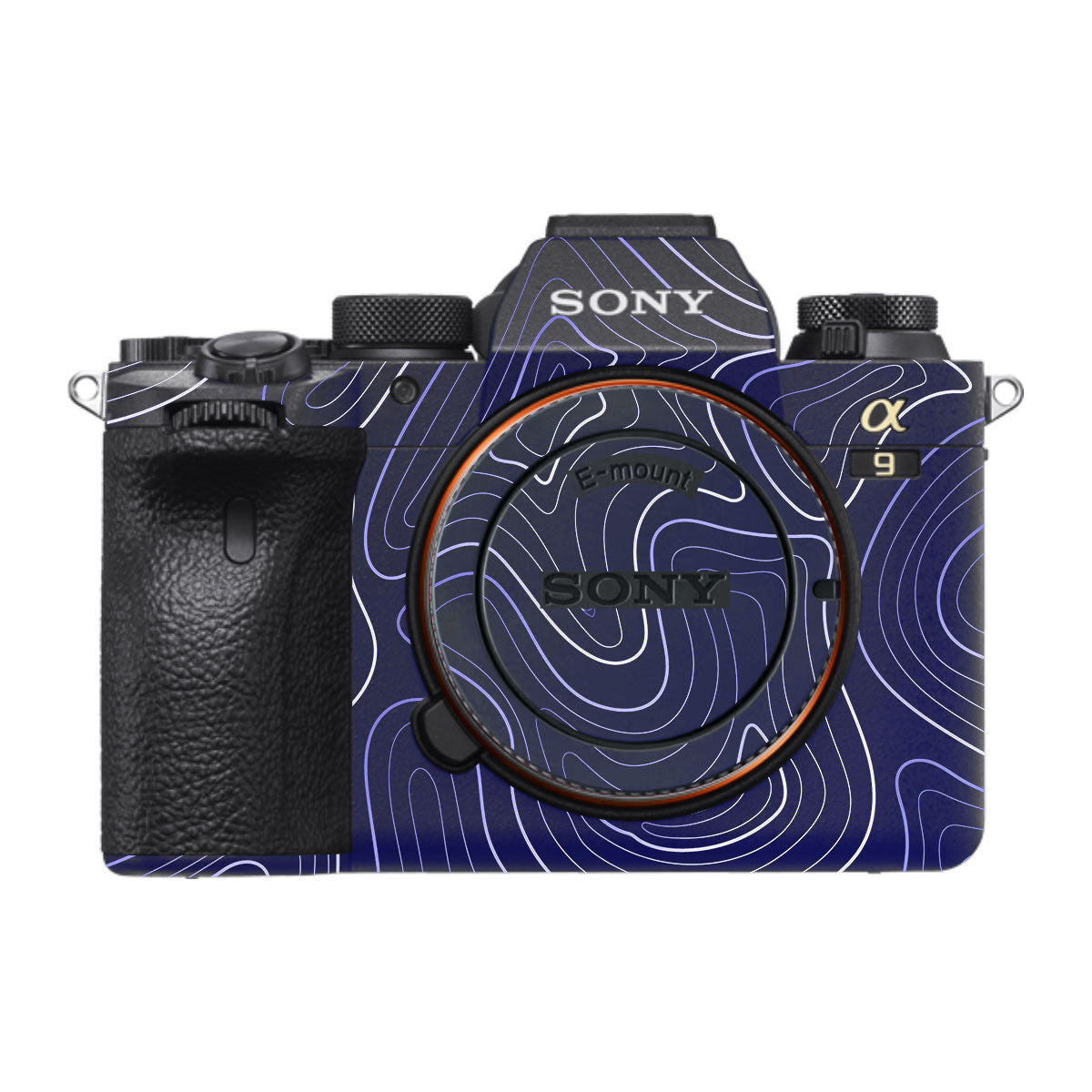 Deep Blue Contour Sony A9 Camera Skins