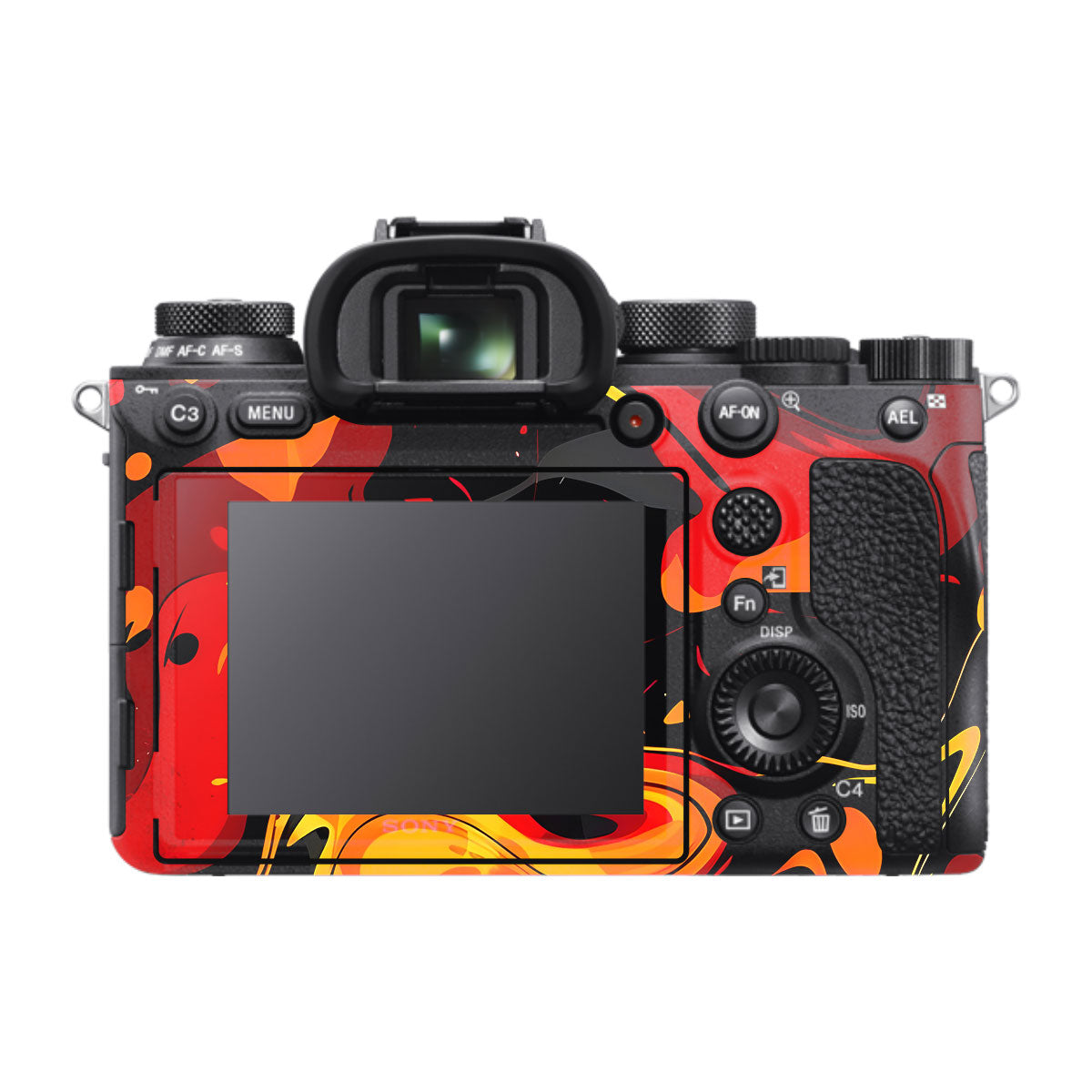 Lava Burst Sony A9 Camera Skins