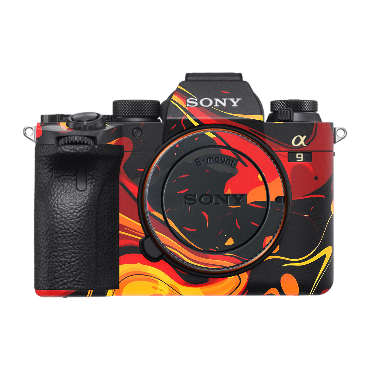 Lava Burst Sony A9 Camera Skins