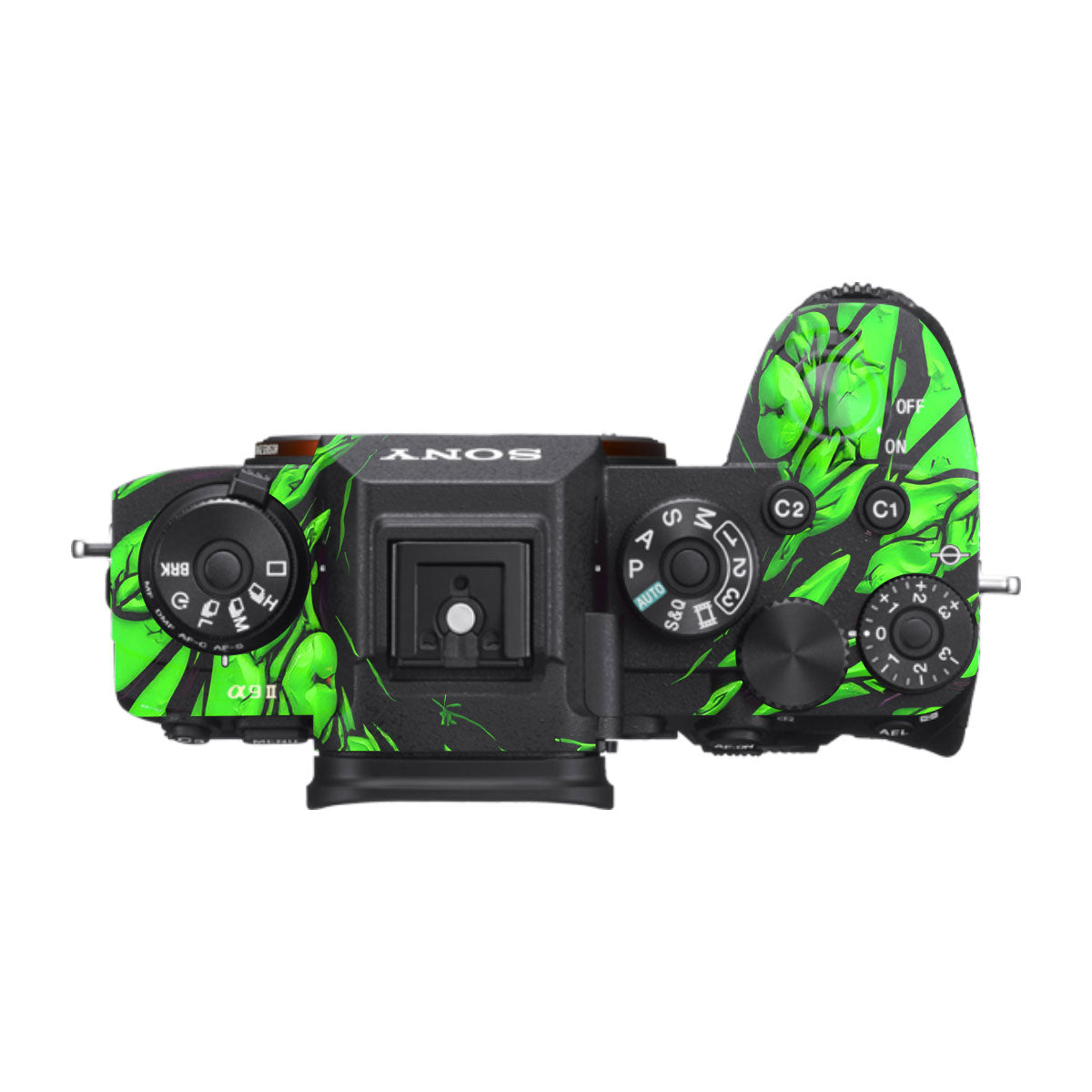 Venom Green Sony A9 Camera Skins