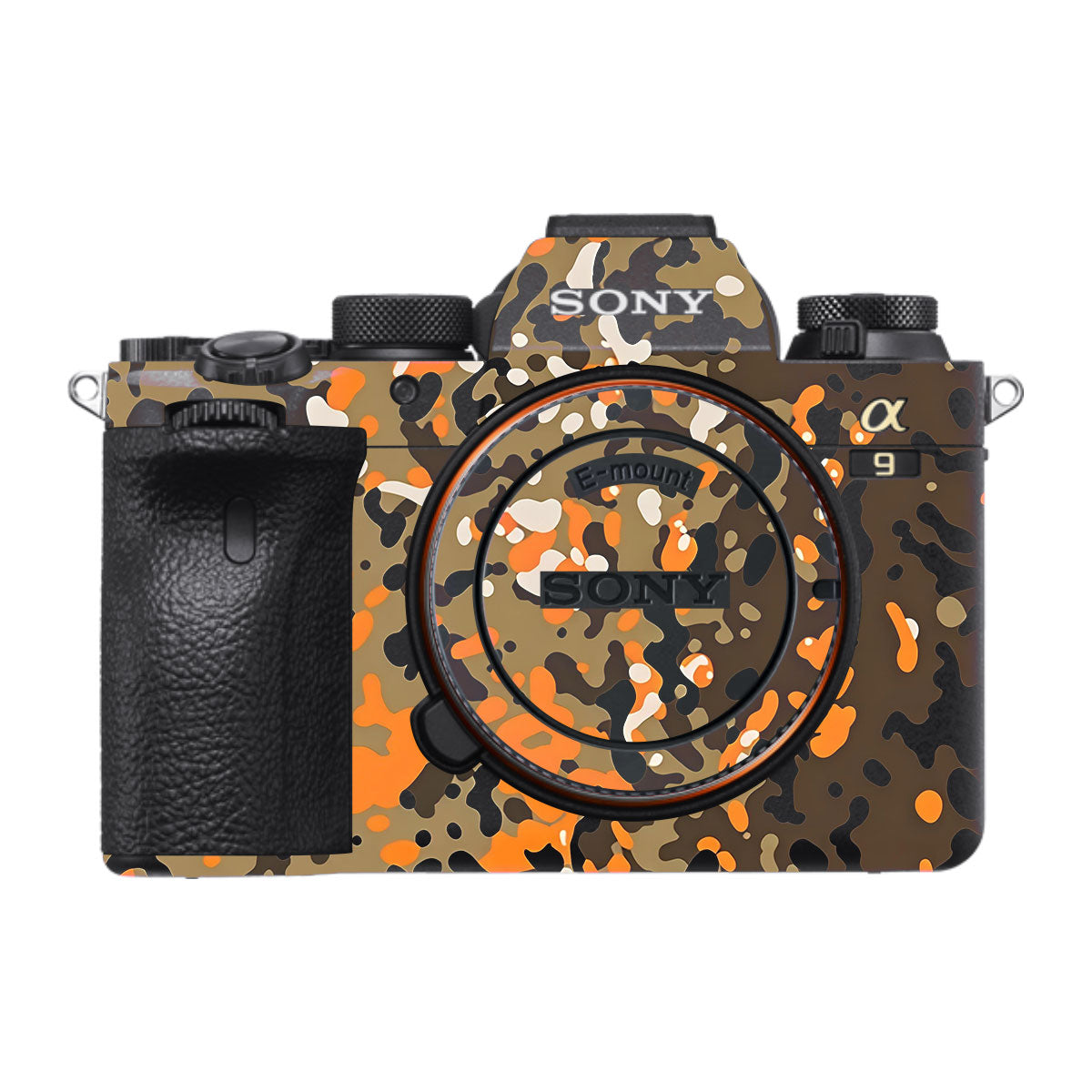 Orange Brown Spot  Sony A9 Camera Skins
