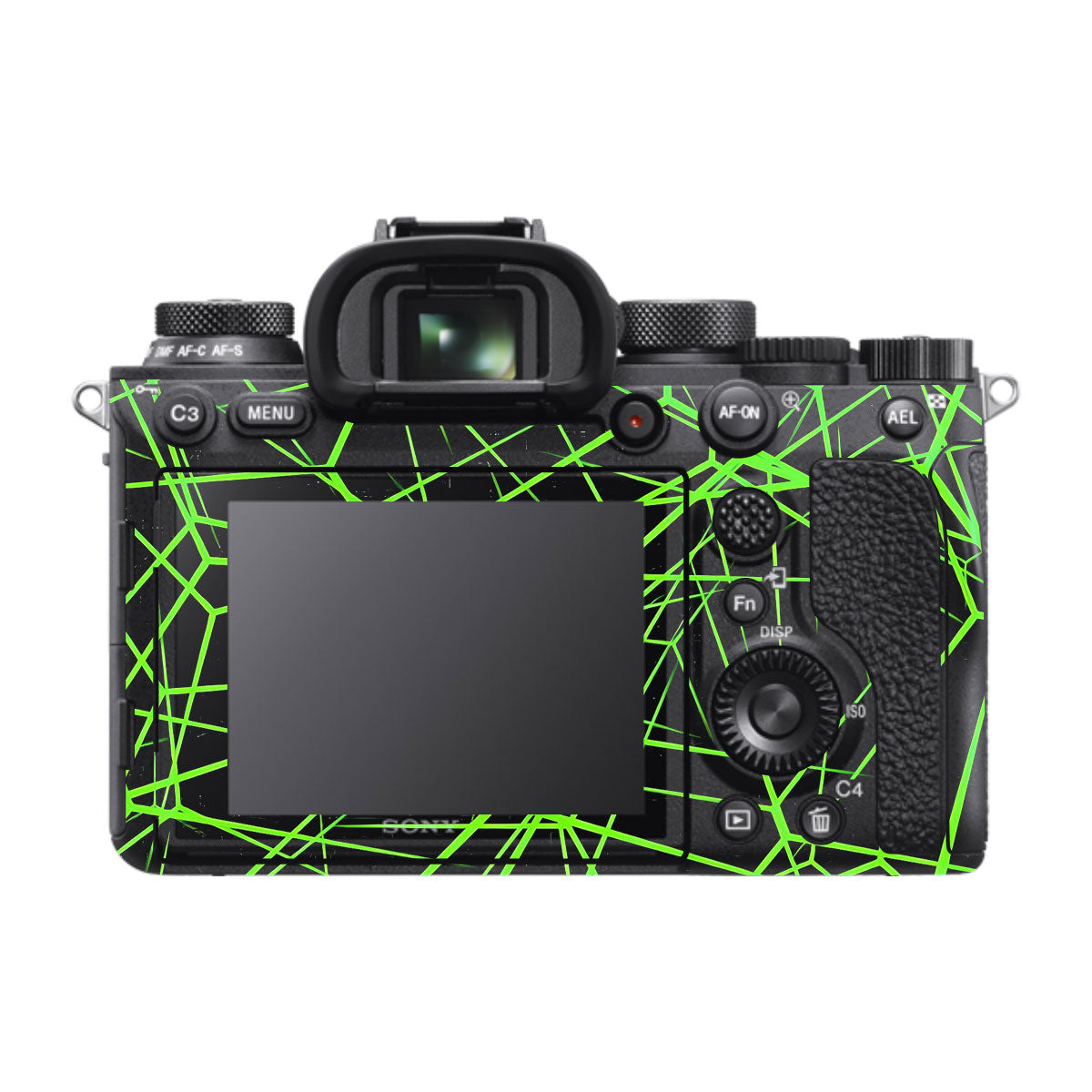 Neon Grid Sony A9 Camera Skins
