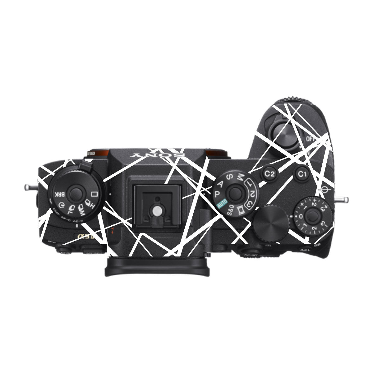 Mono Grid Sony A9 Camera Skins