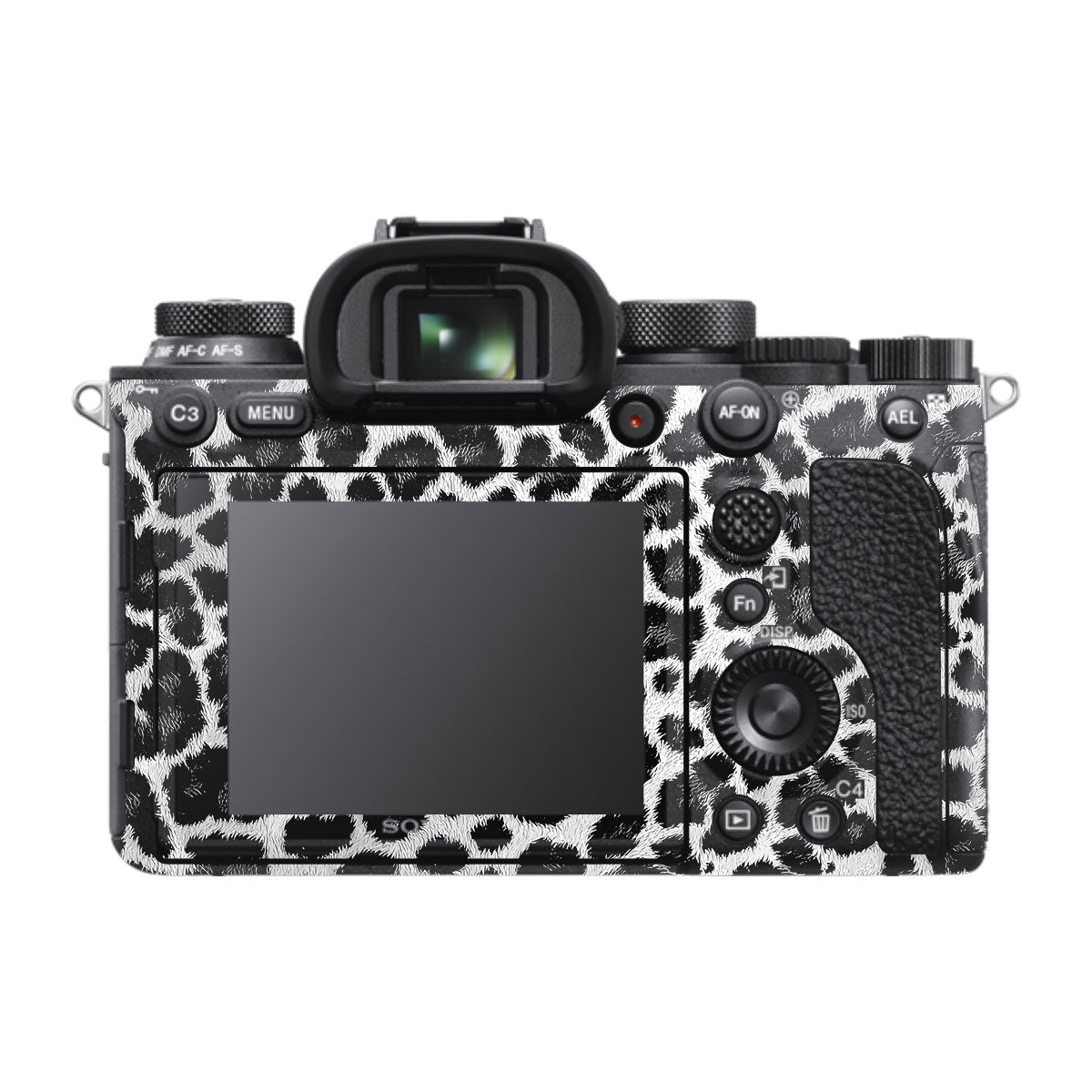Snow Leopard Spots Sony A9 Camera Skins