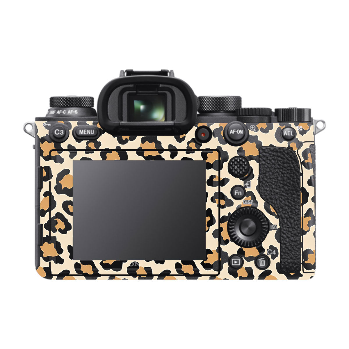 Sandy Leopard Spots Sony A9 Camera Skins