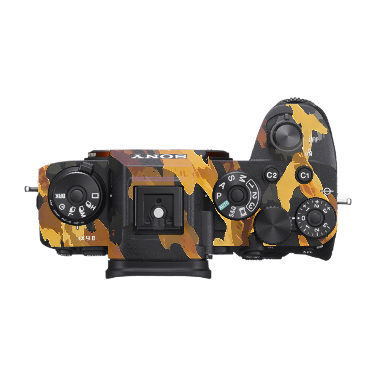Camo Tiger Blend Sony A9 Camera Skins