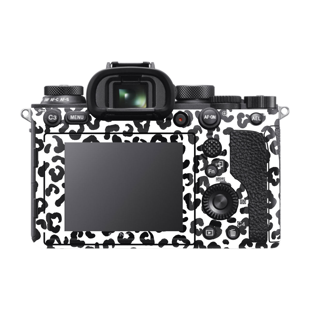 White Leopard Sony A9 Camera Skins