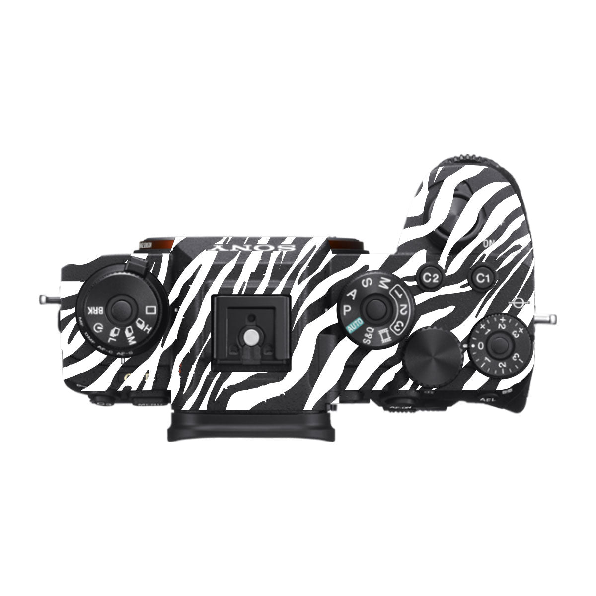 Classic Zebra Stripes Sony A9 Camera Skins