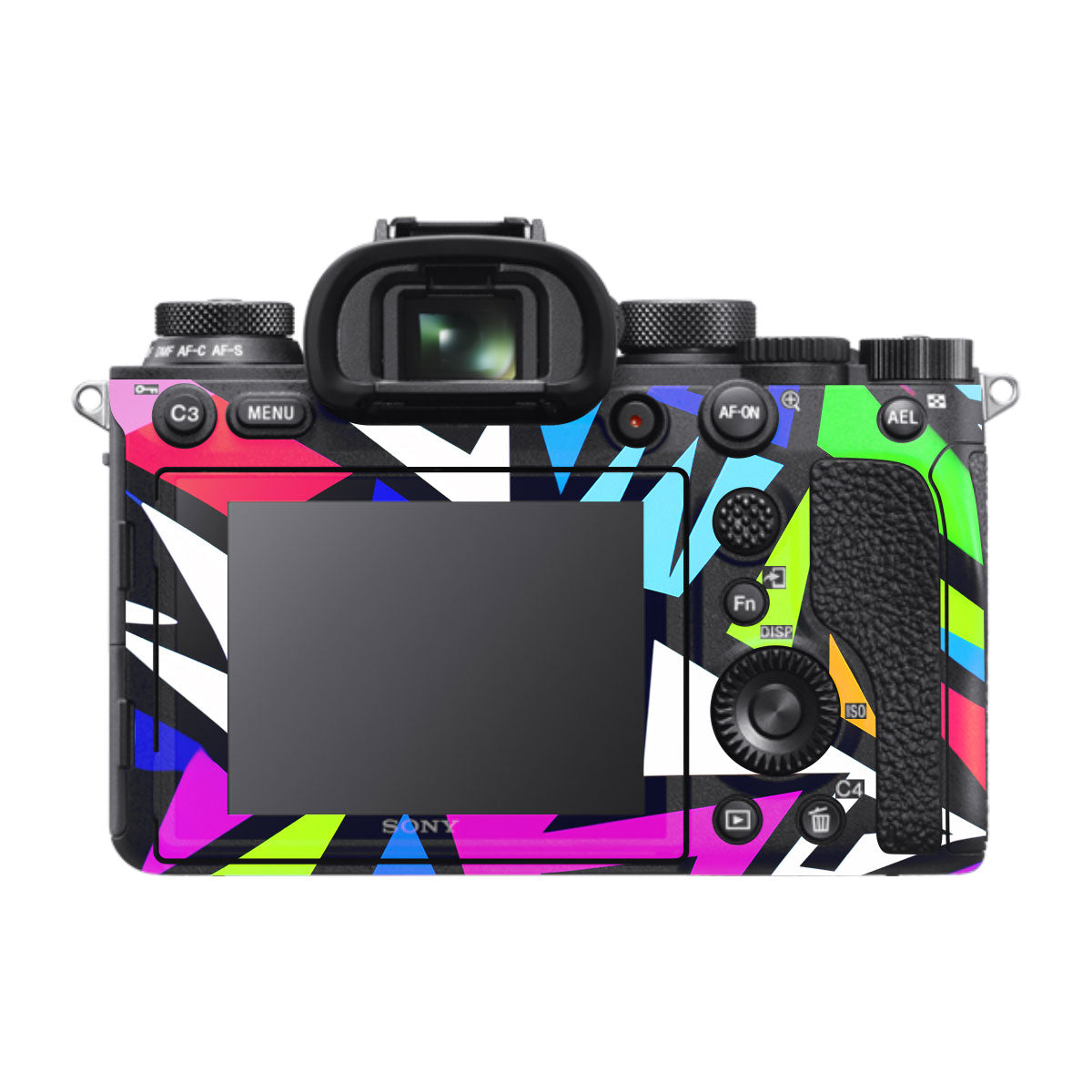 Bold Geometric Pop Sony A9 Camera Skins