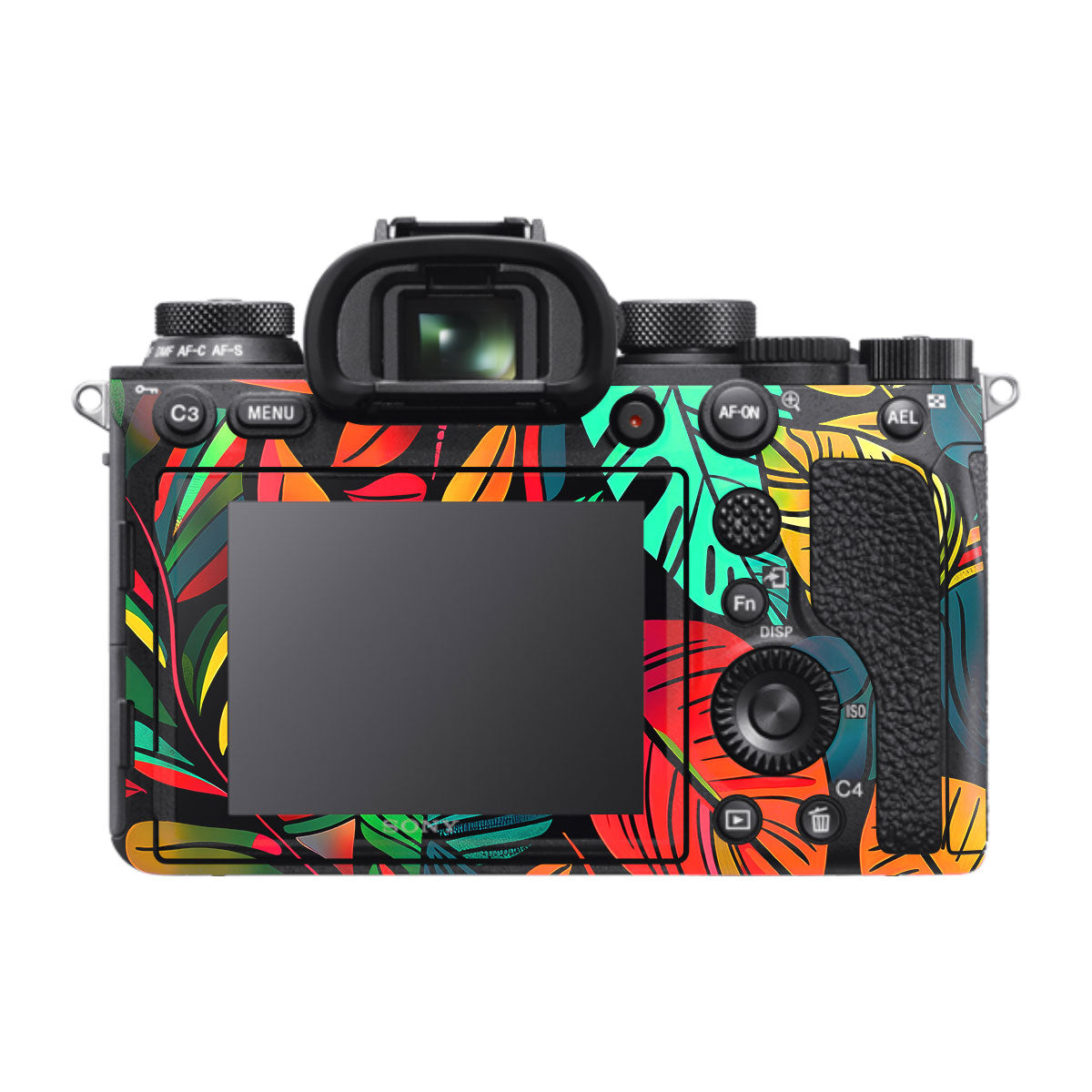 Tropical Jungle Leaves Sony A9 Camera Skins