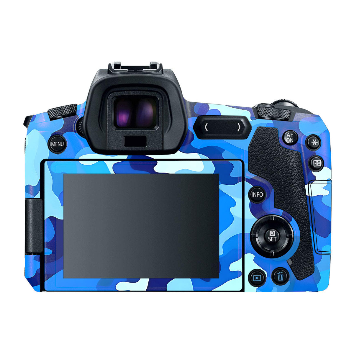 Arctic Blue Camo Pattern Canon EOS R Camera Skins