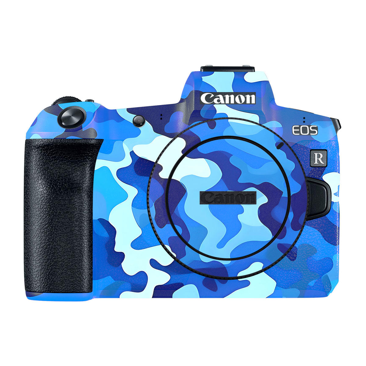 Arctic Blue Camo Pattern Canon EOS R Camera Skins