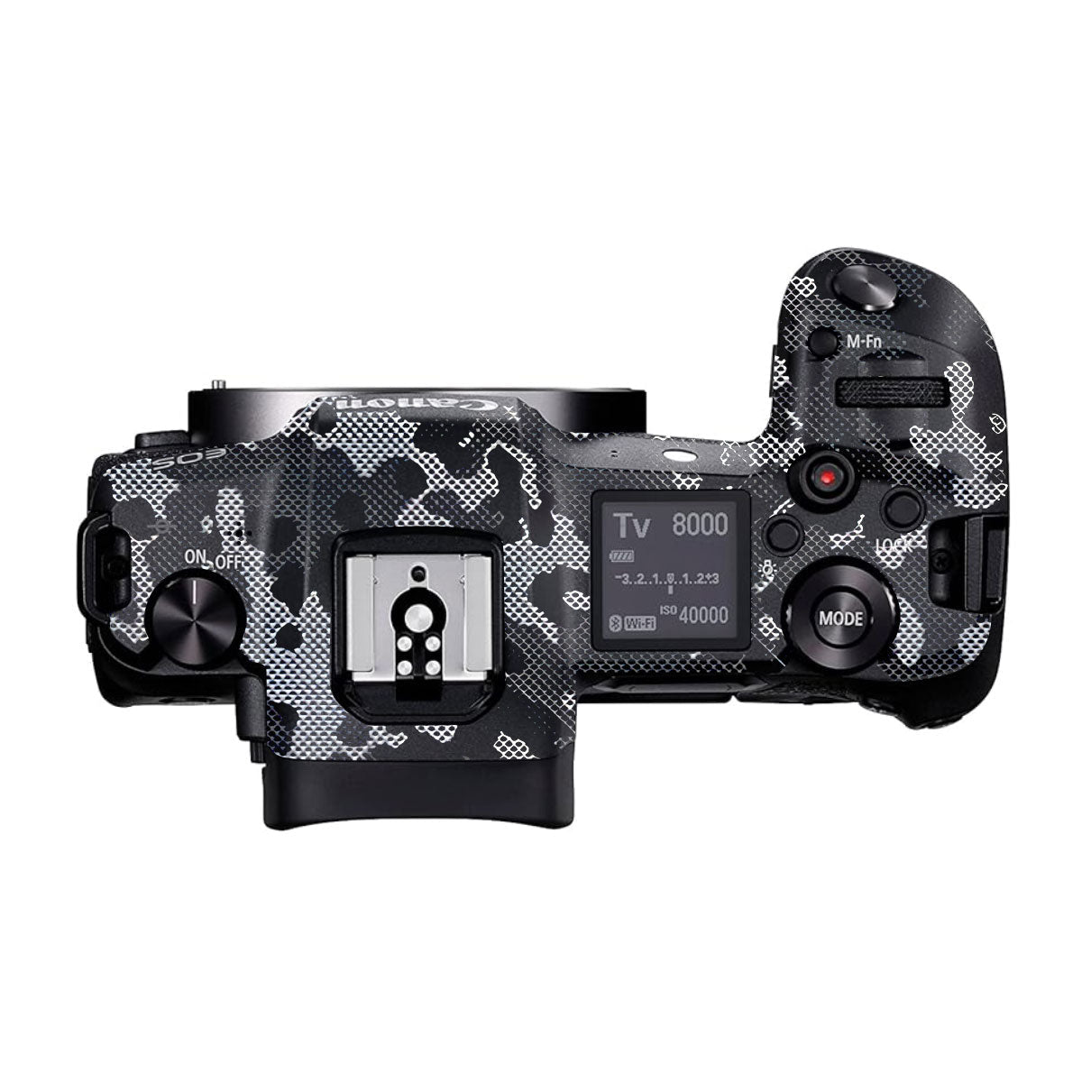 Stealth Grey Camo Canon EOS R Camera Skins