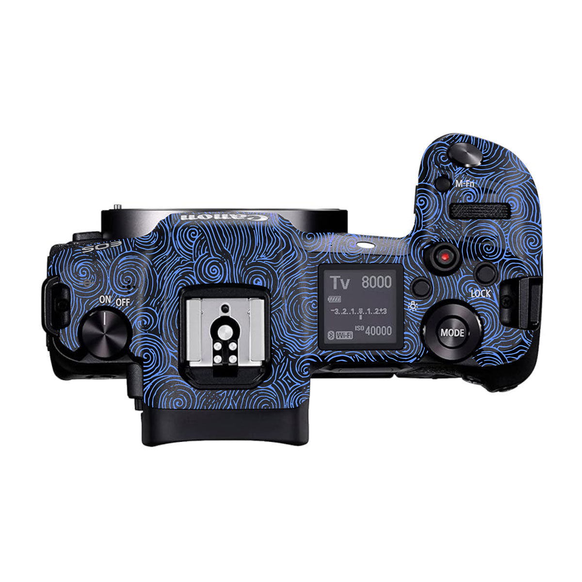 Blue Spirals Canon EOS R Camera Skins