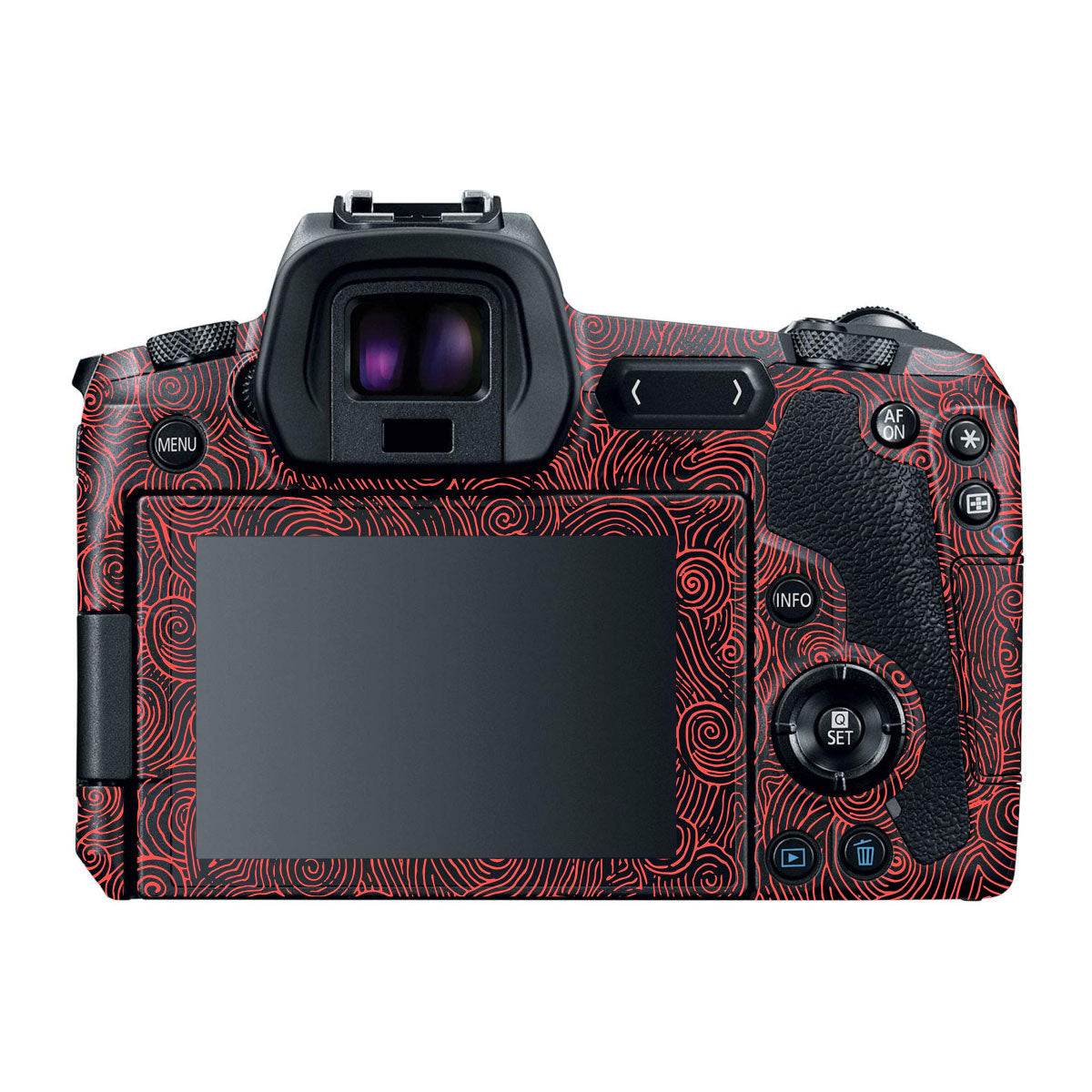 Red Spirals Canon EOS R Camera Skins