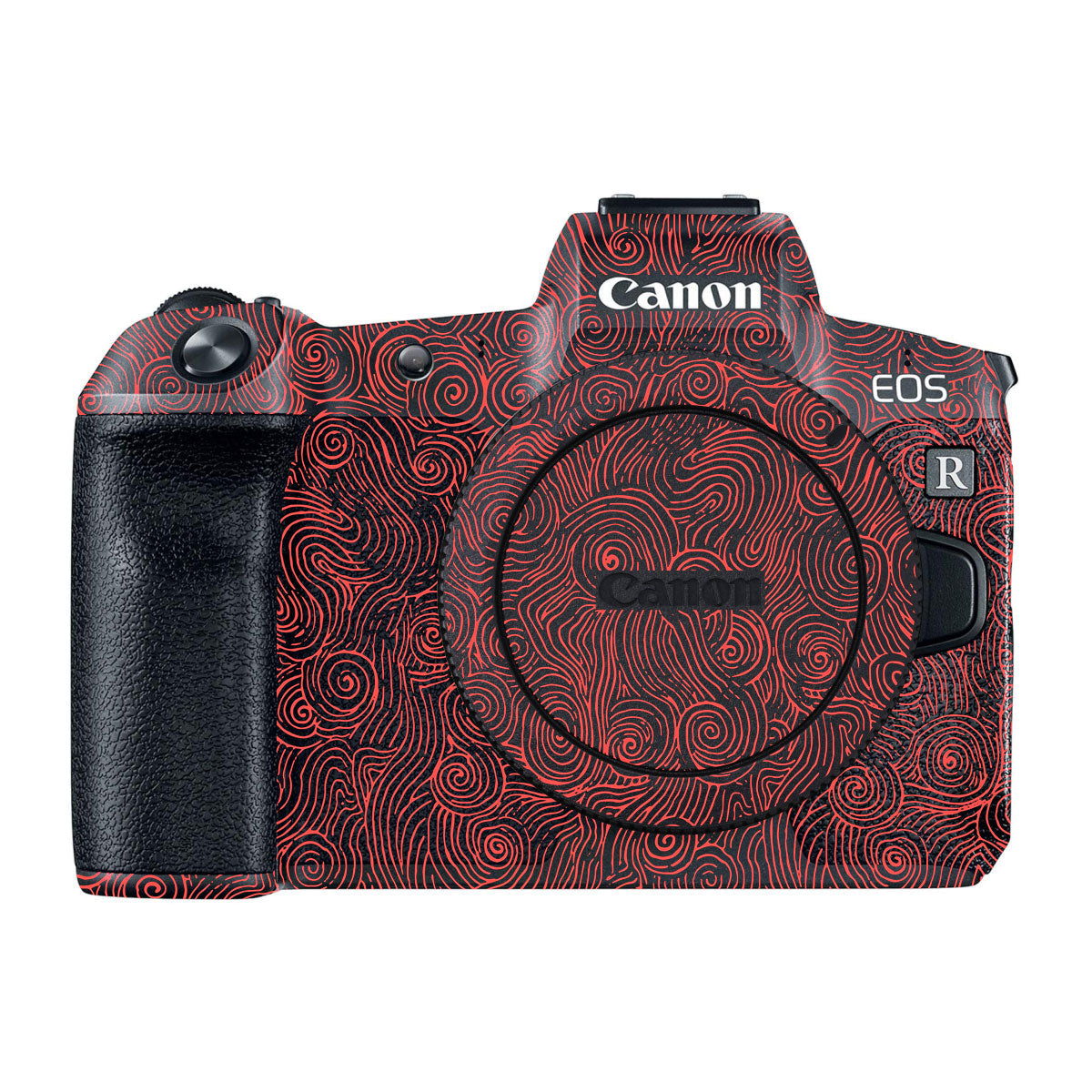 Red Spirals Canon EOS R Camera Skins