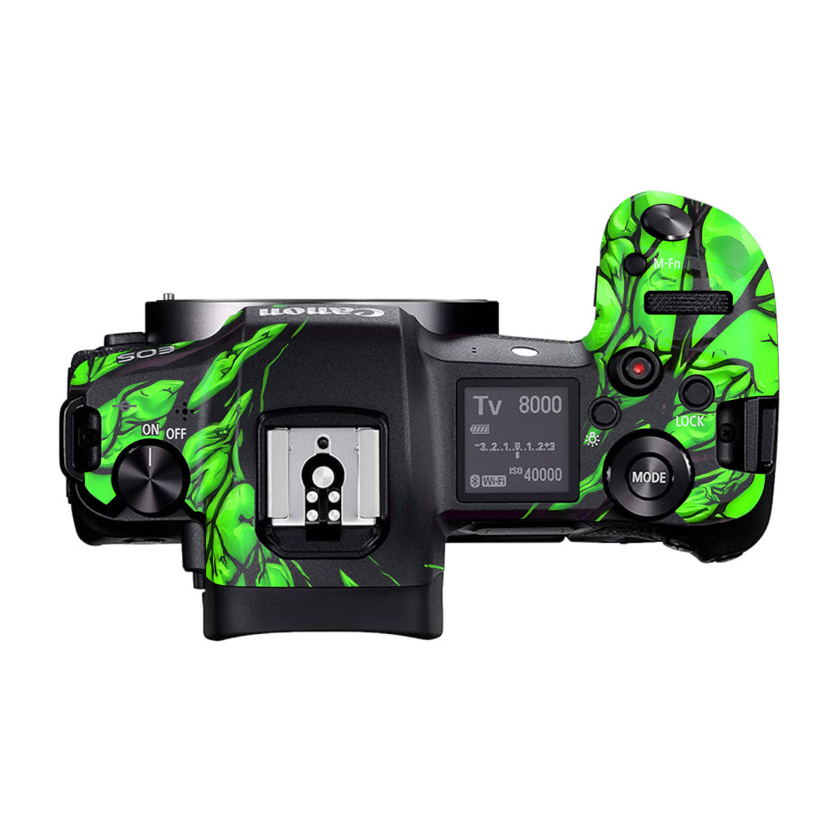 Venom Green Canon EOS R Camera Skins