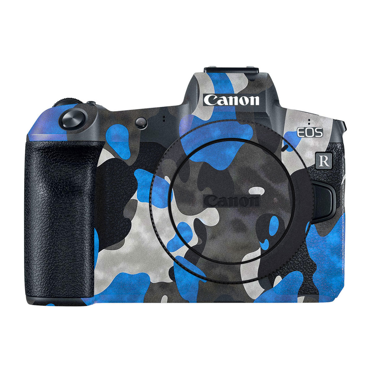 Blue Grey Camo Canon EOS R Camera Skins