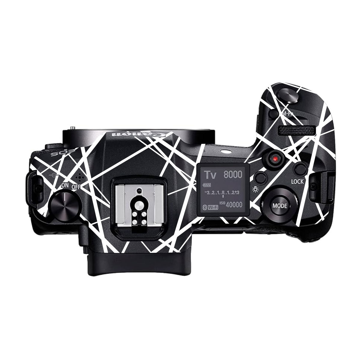 Mono Grid Canon EOS R Camera Skins
