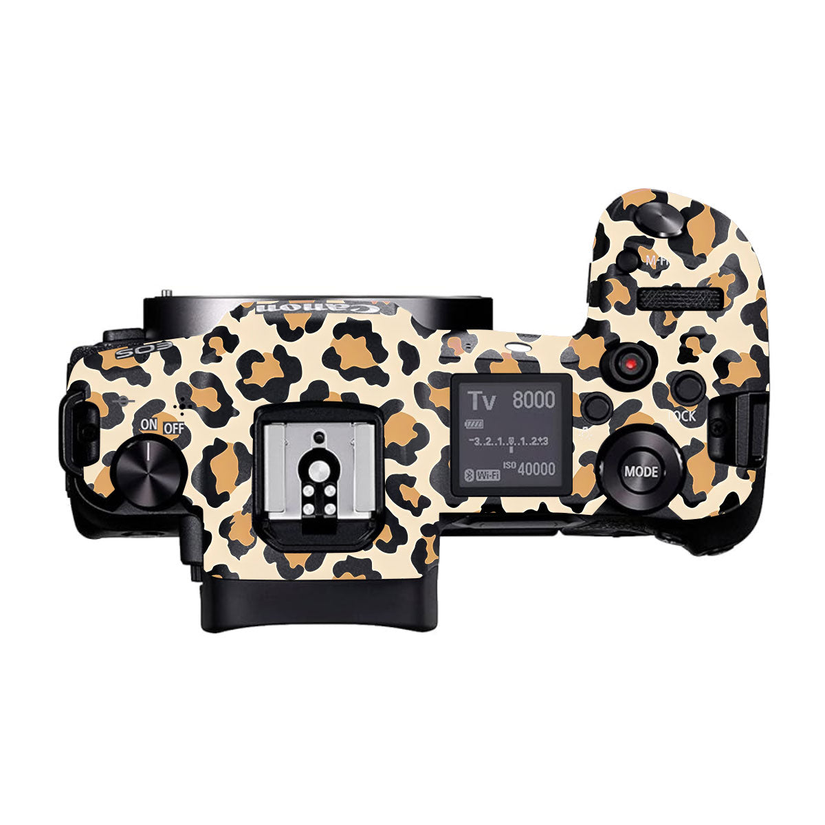 Sandy Leopard Spots Canon EOS R Camera Skins