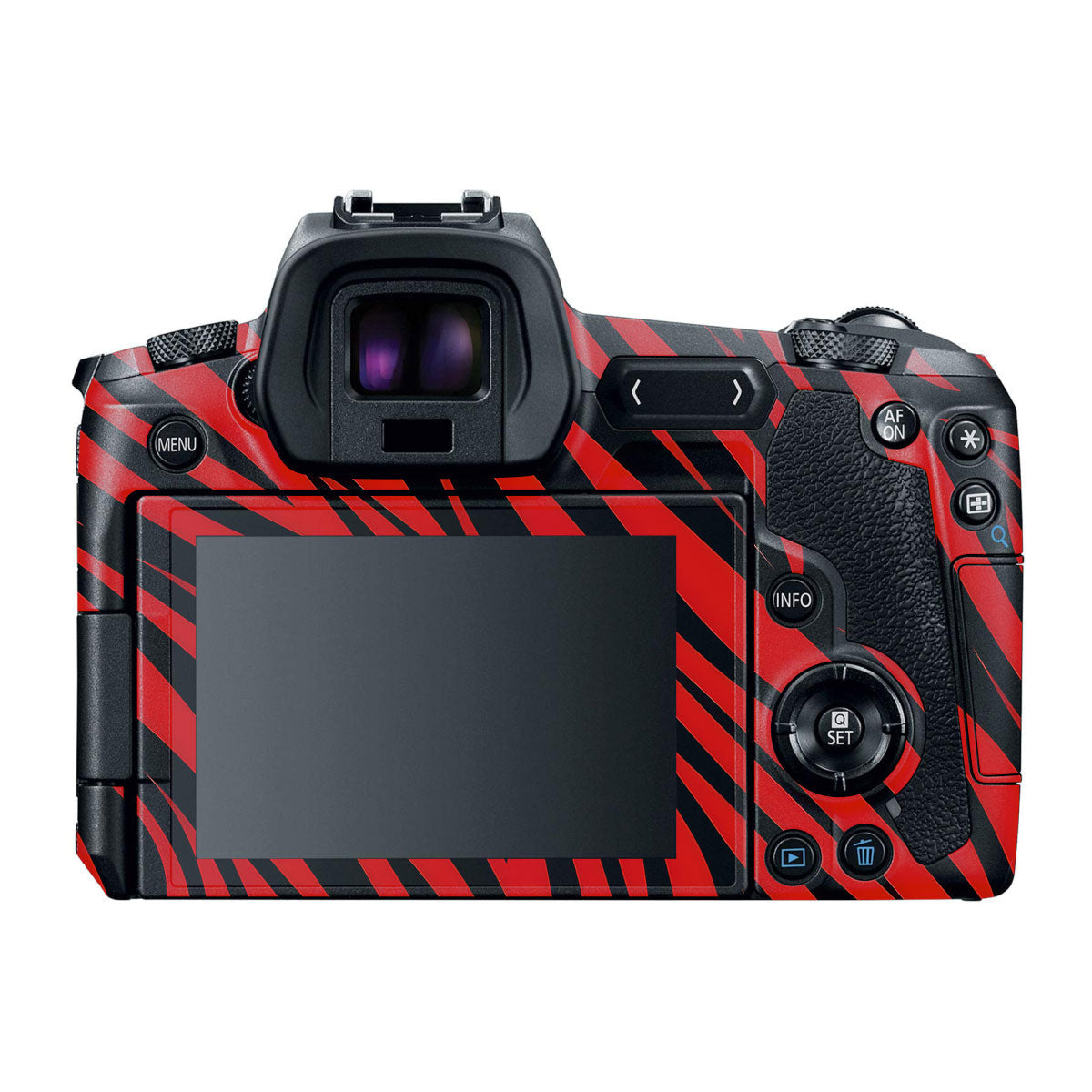 Red and Black Stripes Canon EOS R Camera Skins