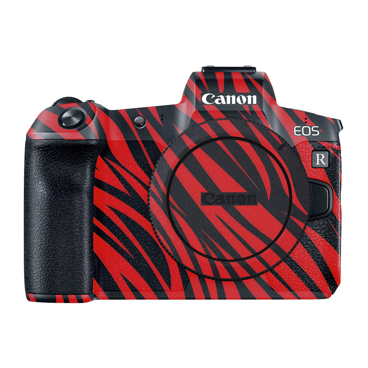 Red and Black Stripes Canon EOS R Camera Skins