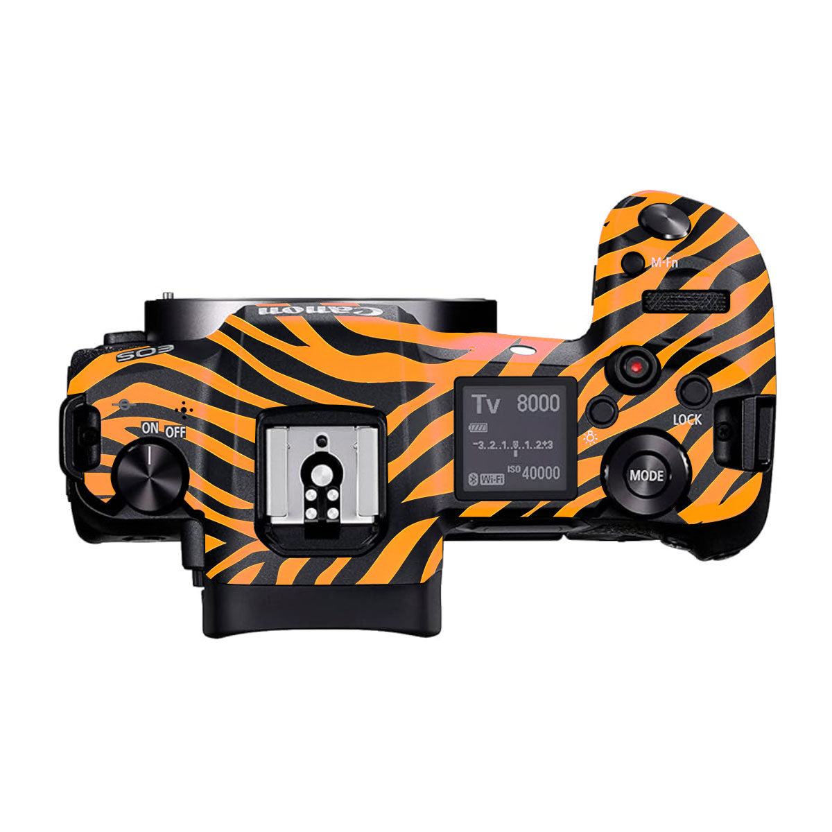 Zebra Gold Pattern Canon EOS R Camera Skins