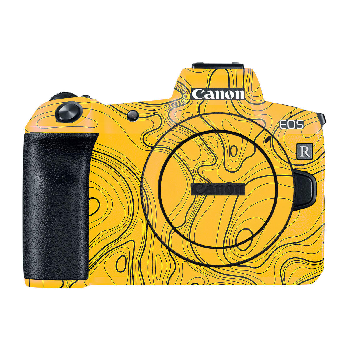 Topographic Map Pattern Canon EOS R Camera Skins