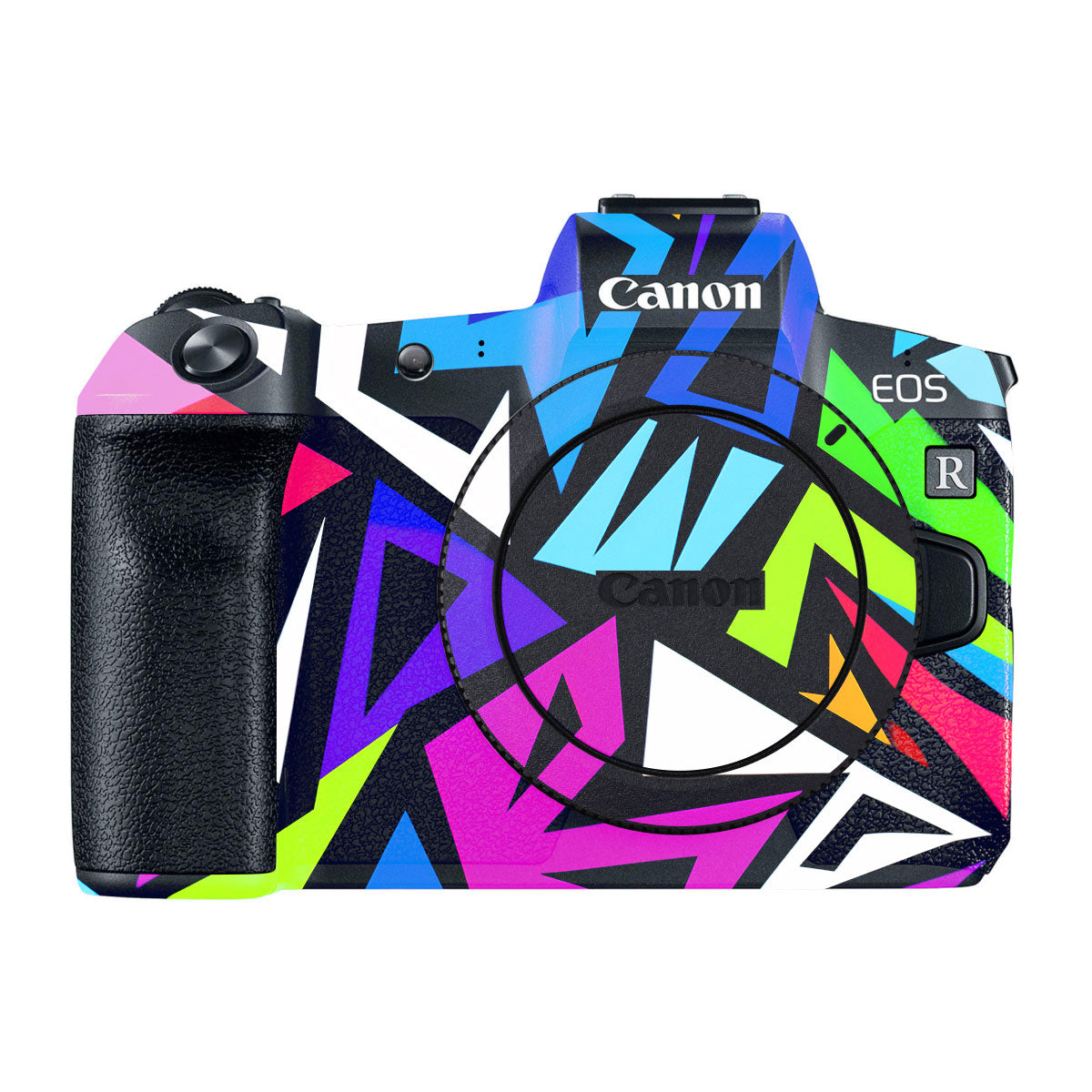 Bold Geometric Pop Canon EOS R Camera Skins