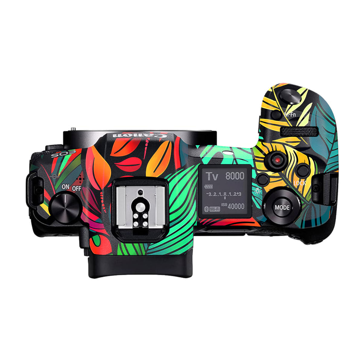 Tropical Jungle Leaves Canon EOS R Camera Skins