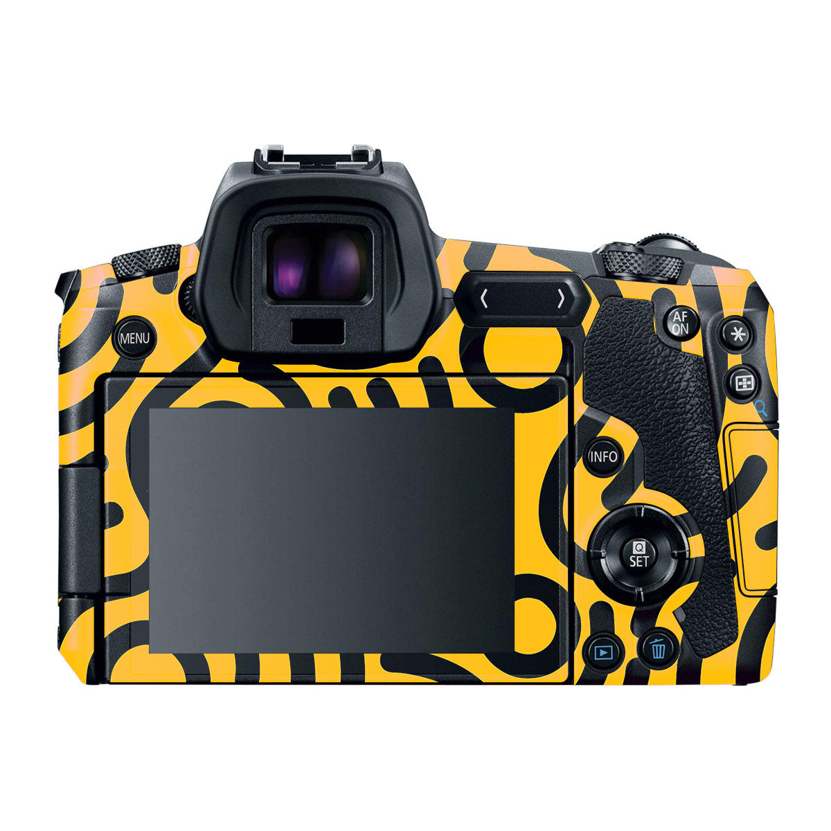Minimal Yellow Wave Canon EOS R Camera Skins
