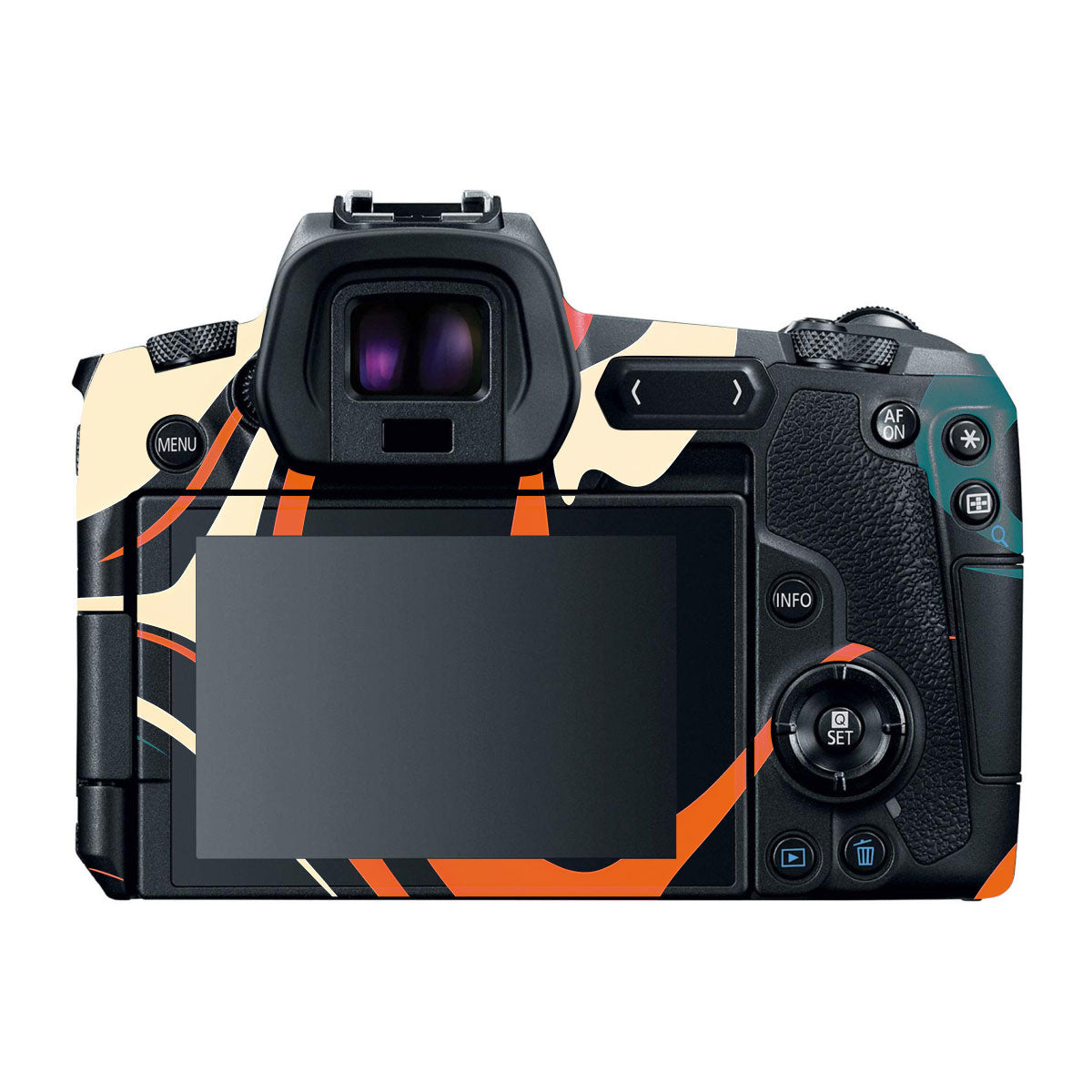 Mid-Century Abstract Swirl Canon EOS R Camera Skins