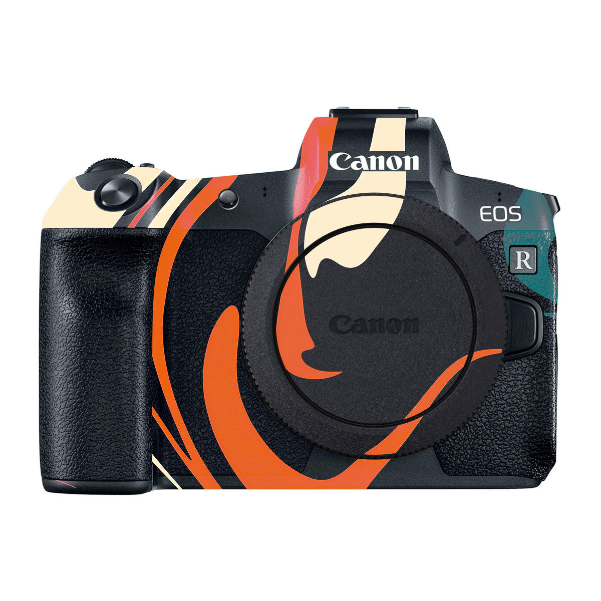 Mid-Century Abstract Swirl Canon EOS R Camera Skins