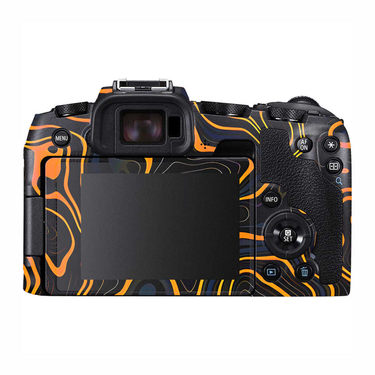 Amber Topographic Waves Canon EOS RP Camera Skins
