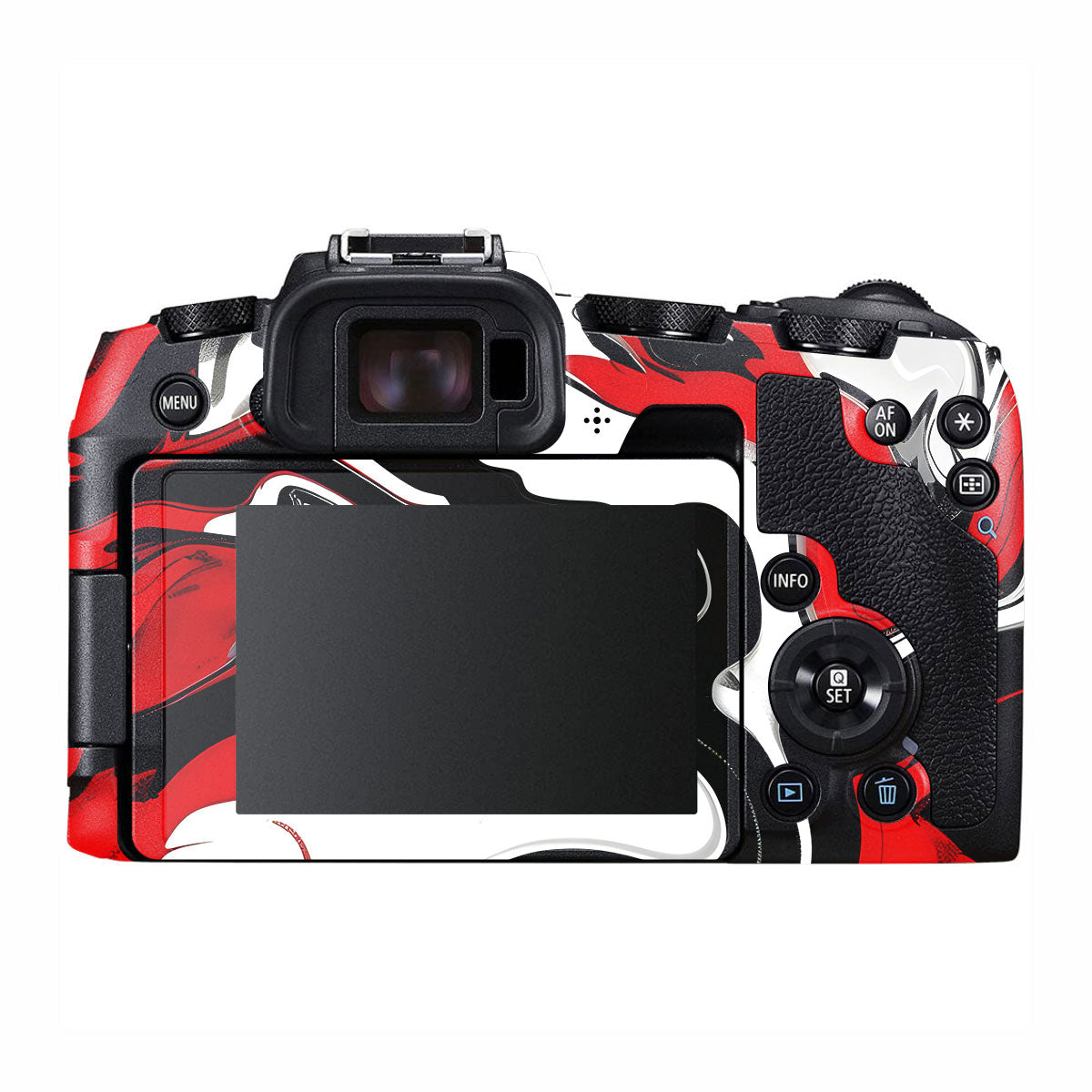 Scarlet and White Motion Canon EOS RP Camera Skins