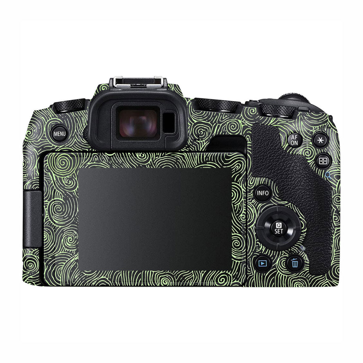 Green Spirals Canon EOS RP Camera Skins