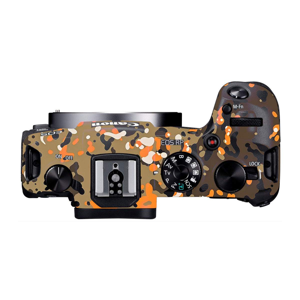Orange Brown Spot  Canon EOS RP Camera Skins