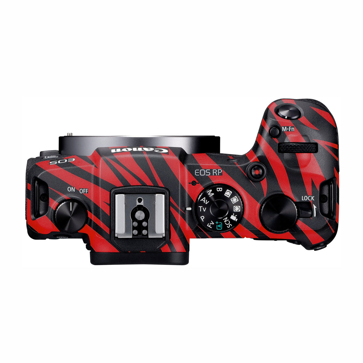 Red and Black Stripes Canon EOS RP Camera Skins