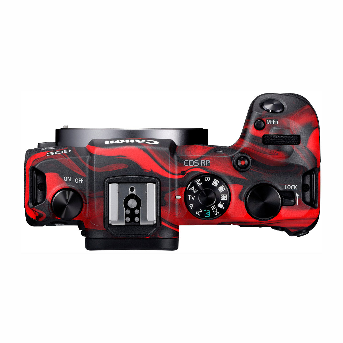Red Lava Flow Canon EOS RP Camera Skins