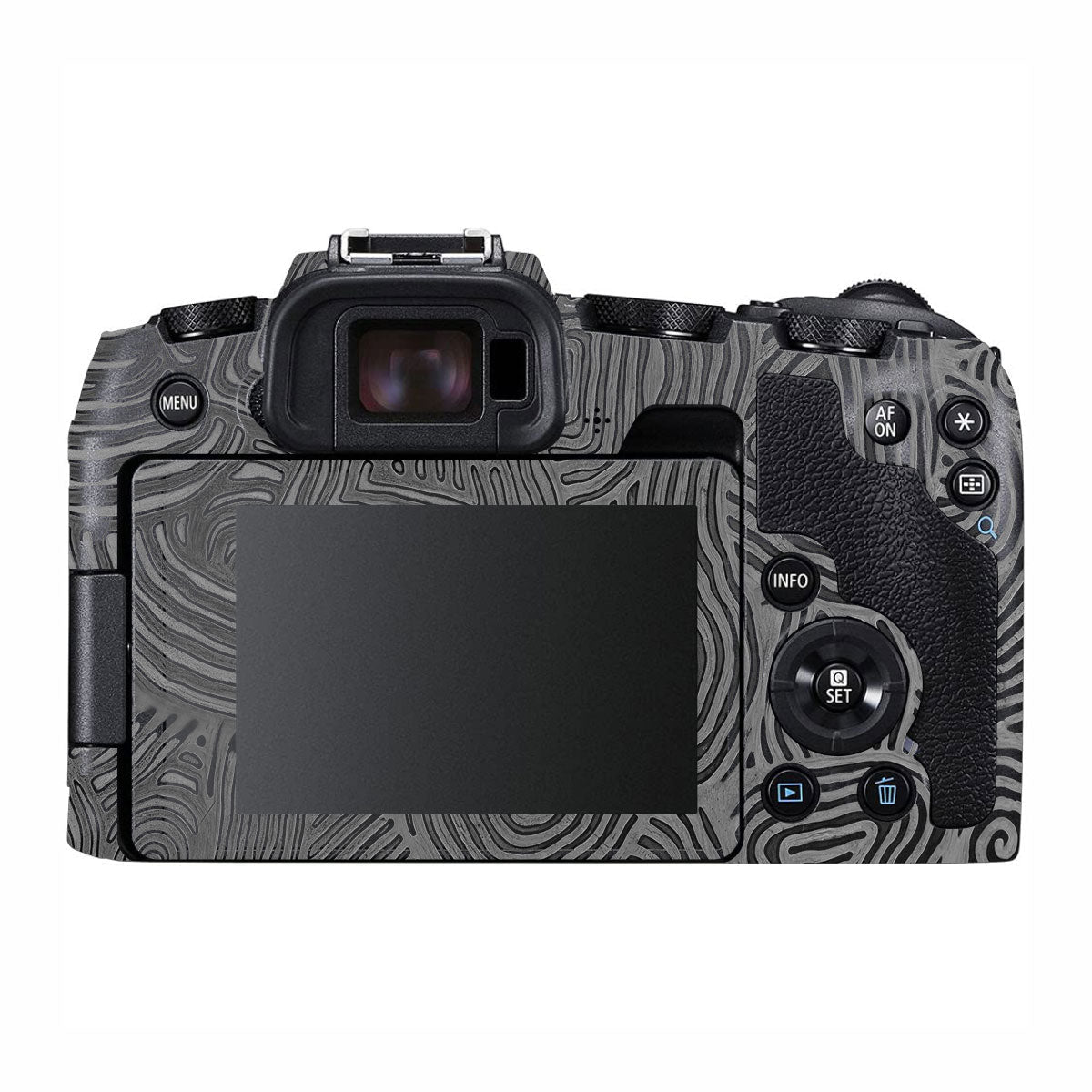 Monochrome Line Maze Canon EOS RP Camera Skins
