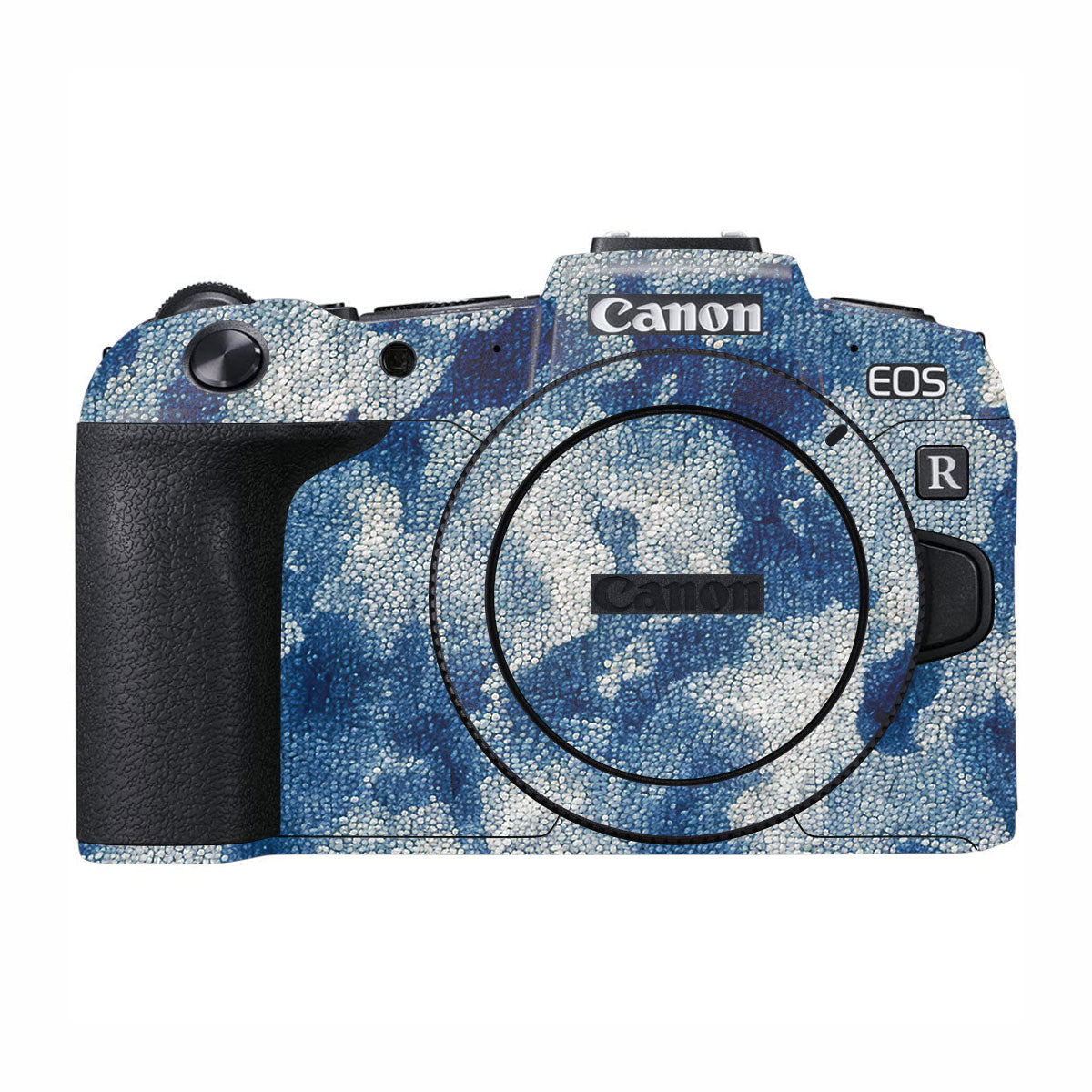 Blue Watercolor Fabric Canon EOS RP Camera Skins