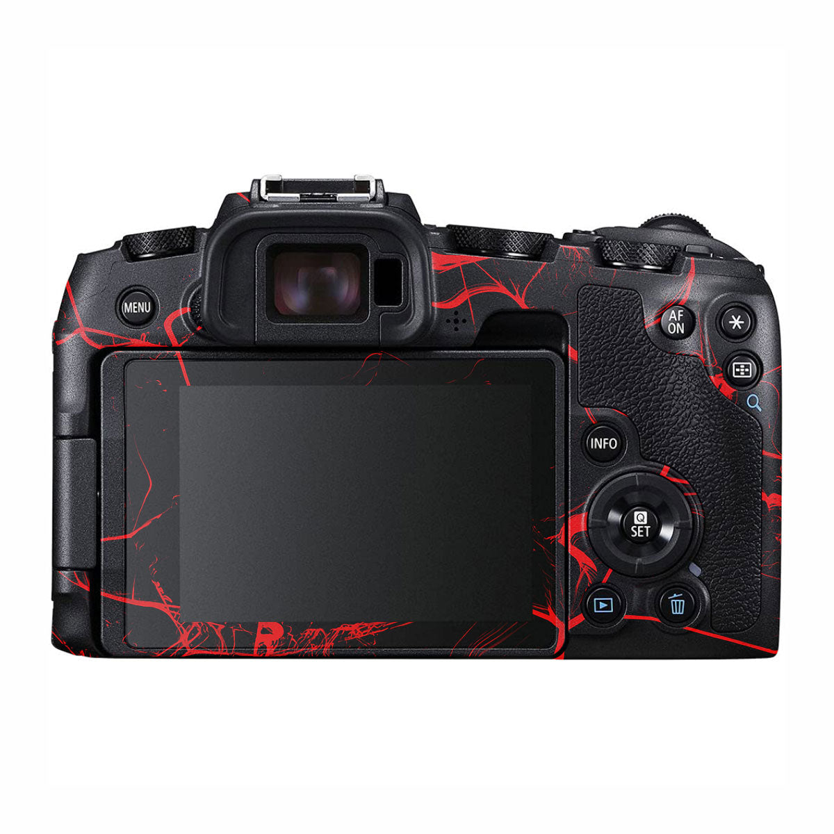 Red Neural Grid Canon EOS RP Camera Skins