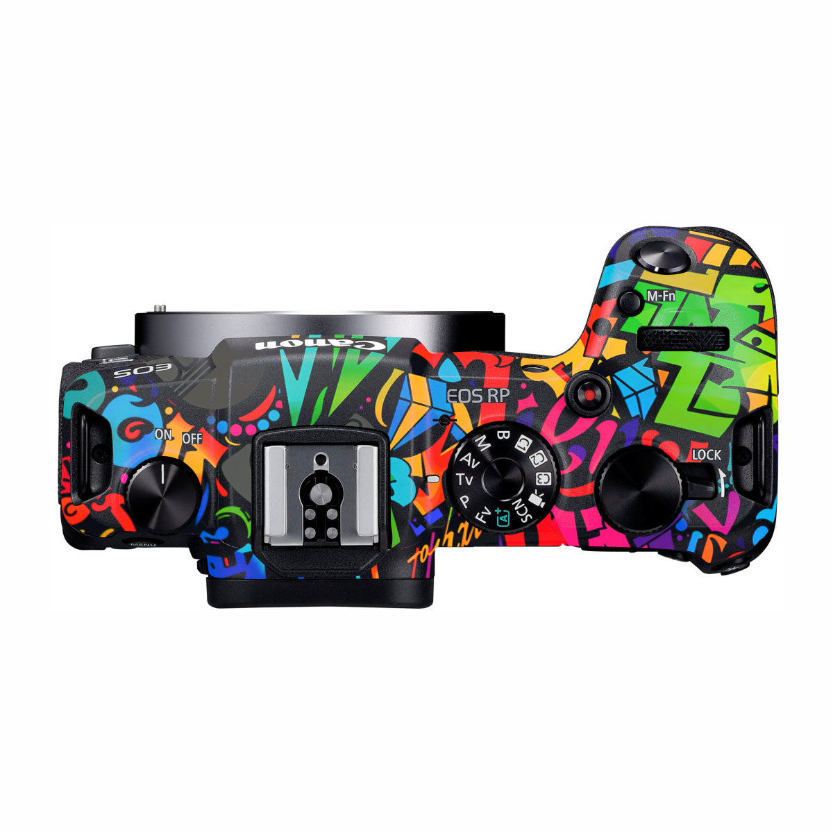 Colorful Urban Street Art Lettering Canon EOS RP Camera Skins