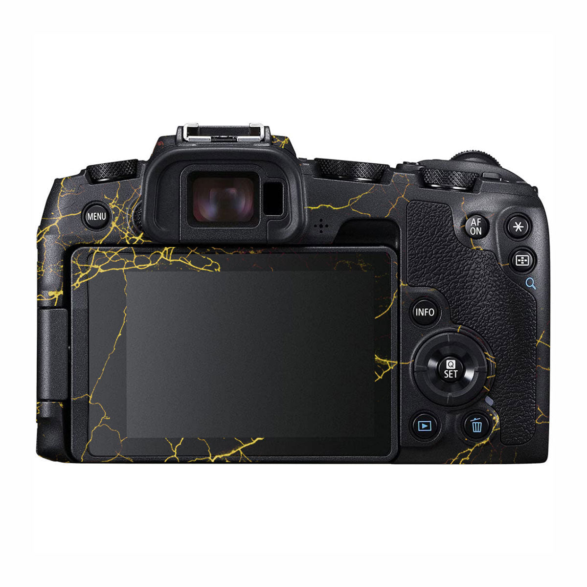 Electric Gold Veins Canon EOS RP Camera Skins
