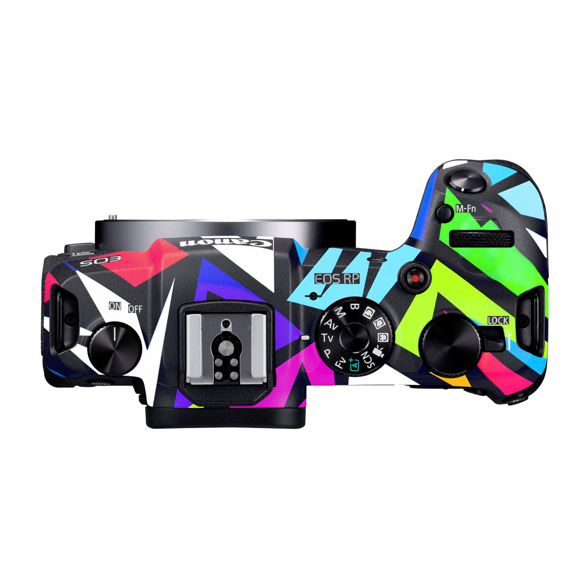 Bold Geometric Pop Canon EOS RP Camera Skins