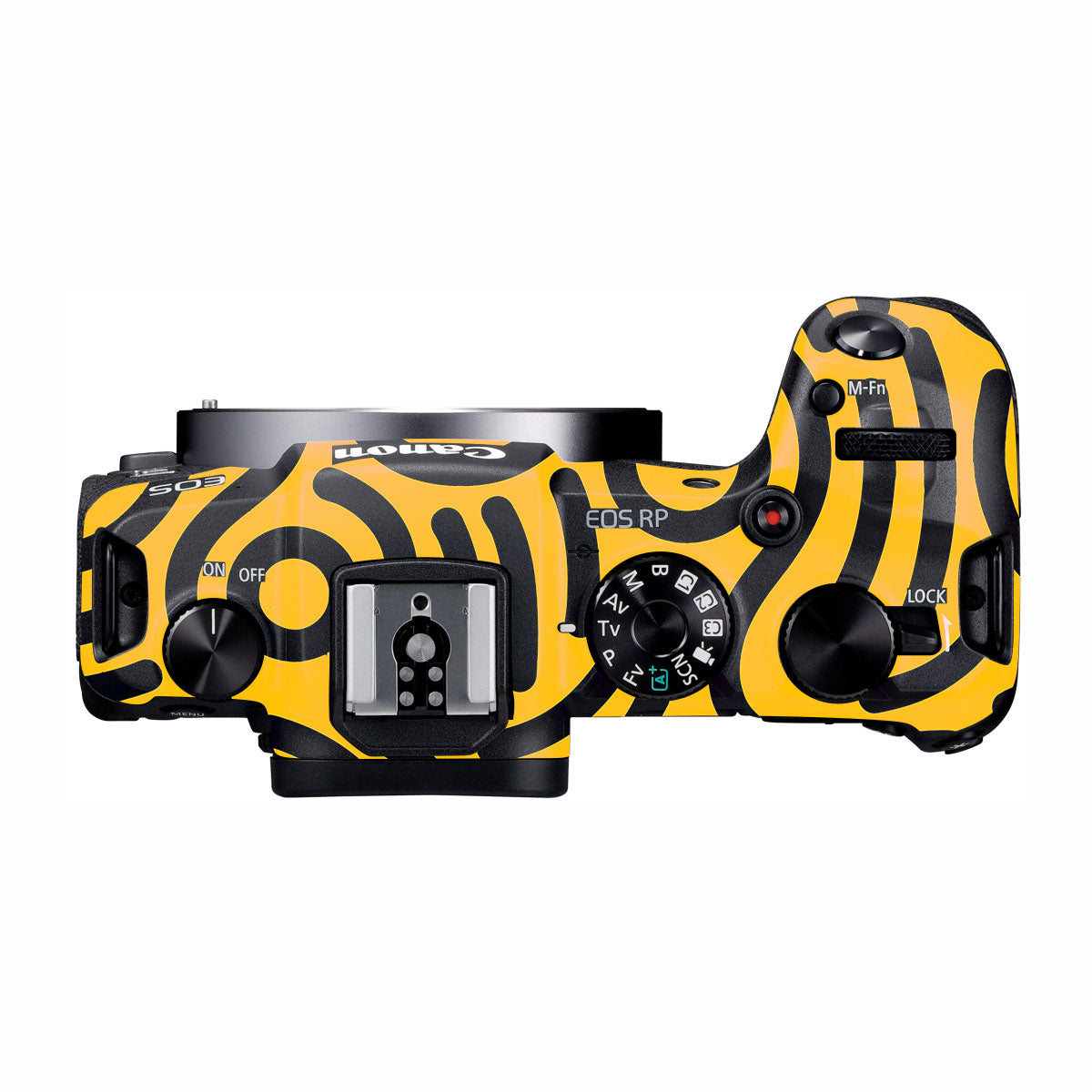Minimal Yellow Wave Canon EOS RP Camera Skins