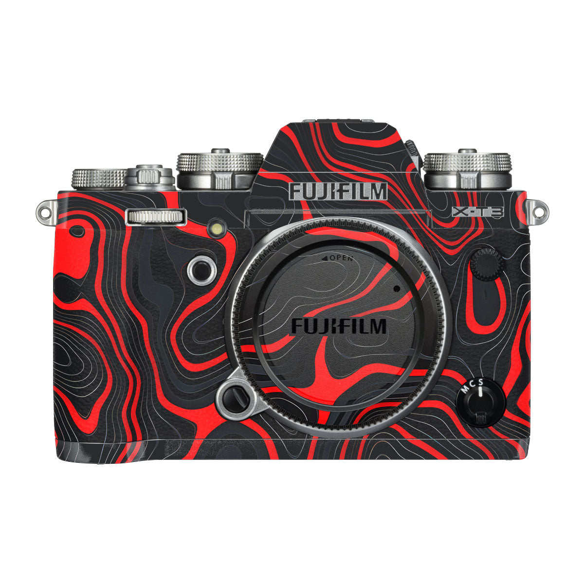 Crimson Waves FujiFilm X-T3 Camera Skin